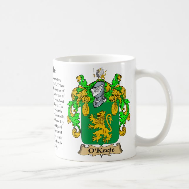 Mug Manteau de famille d'O'Keefe des bras (Droite)