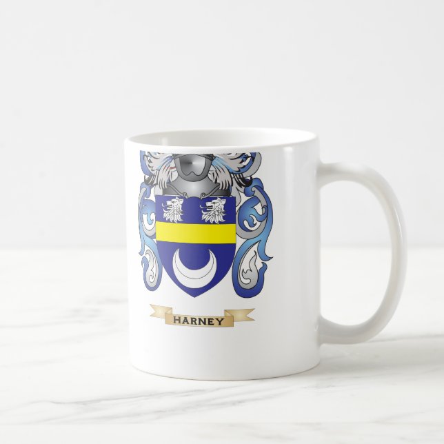 Mug Manteau de Harney des bras (crête de famille) (Droite)
