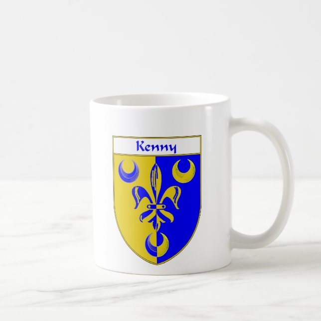 Mug Manteau de Kenny des bras/de crête de famille (Droite)