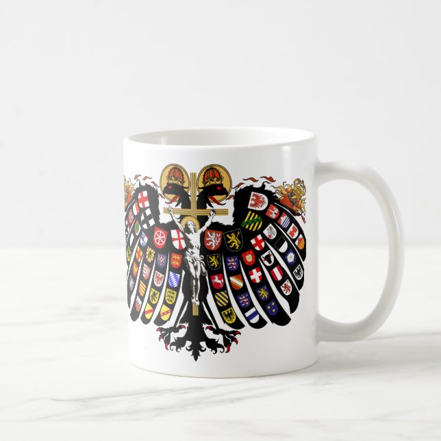 Mug Manteau de Saint Empire Romain des bras (Droite)