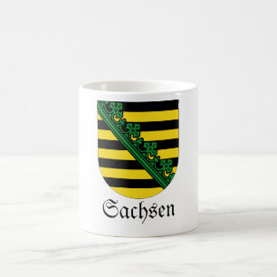 Mug Manteau de Saxe Wappen des bras