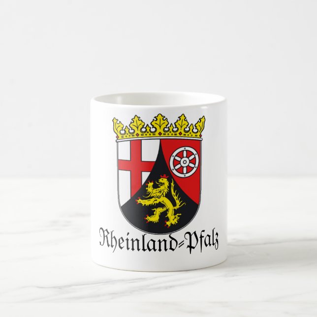 Mug Manteau du Rhénanie-Palatinat Wappen des bras (Centre)