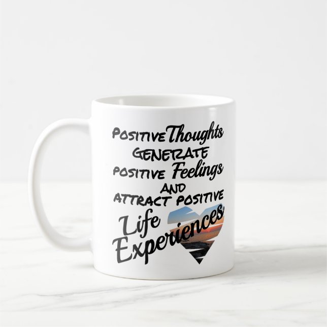 Mug Mantra des pensées positives (Gauche)