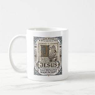 Mug Manuscrit de Jésus Foi chrétienne vintage Jésus