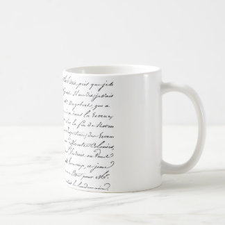 Mug Manuscrit de Paris de Français