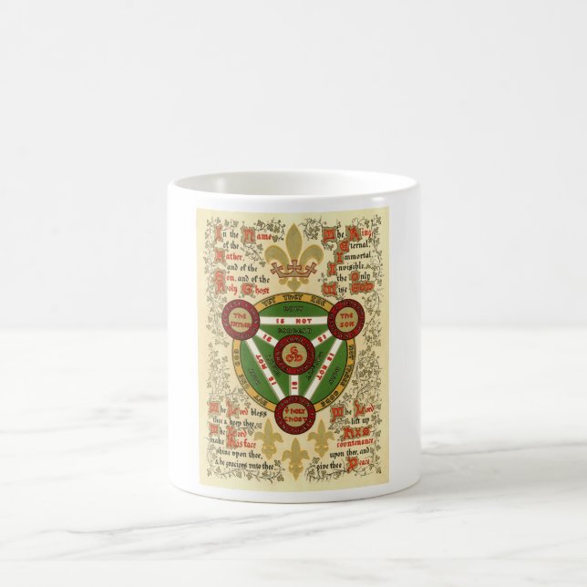 Mug Manuscrit lumineux de la trinité sainte (Centre)