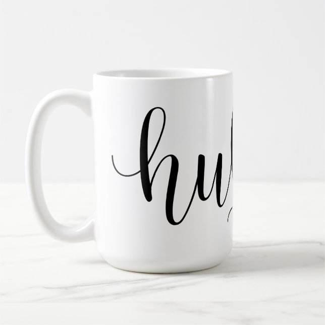 Mug Manuscrit manuscrit enveloppant de "mari" (Gauche)