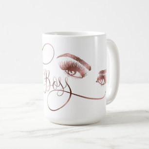 Mug Maquillage de la tête de trait Les yeux d'Eyebrow 