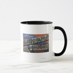 Mug Marais d'Okefenokee, la Géorgie - grandes scènes