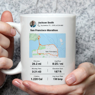 Mug Marathon   Meilleur cadeau pour coureur de semi-ma