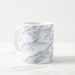 Mug Marbre blanc Carrara Calacatta Texture