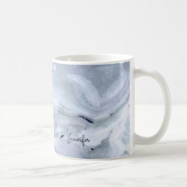 Mug Marbre bleu clair