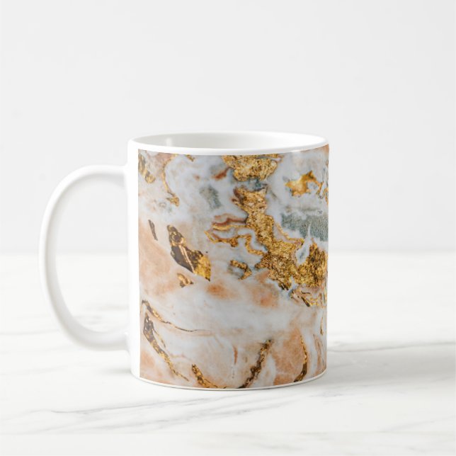 Mug Marbre Cool tendance Gold Touch (Gauche)