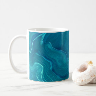Mug Marbre de marbre vert de mer