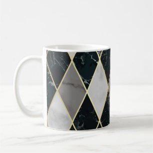 Mug Marbre géométrique : Gold Lines Luxe