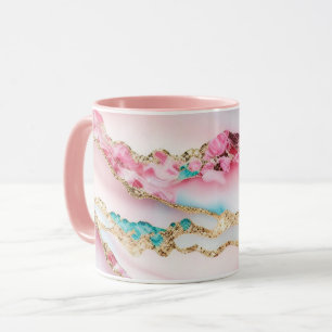 Mug Marbre rose clair Agate Collection populaire