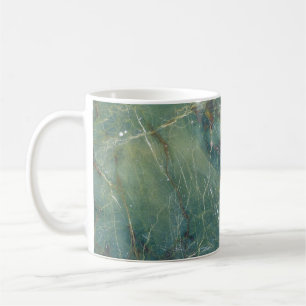 Mug Marbre vert de Malachite Texture détaillée