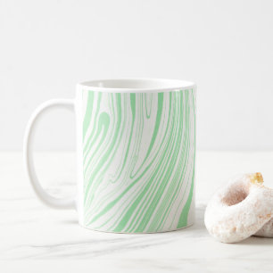 Mug Marbre Vert Fissures Marbré Lignes