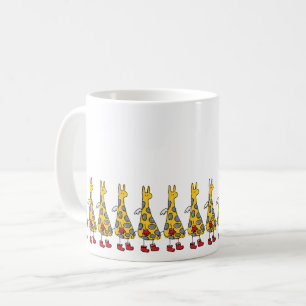 Mug Marche de girafes d'ange