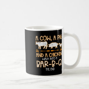 Mug Marche de poulet de porc de vache R B Q Bbq Rbecue