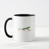Marche observée par rouge de grenouille d'arbre