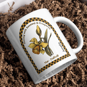 Mug Marche personnalisée Mois de naissance