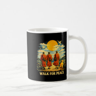 Mug Marche pour les moines de la paix chien coucher de