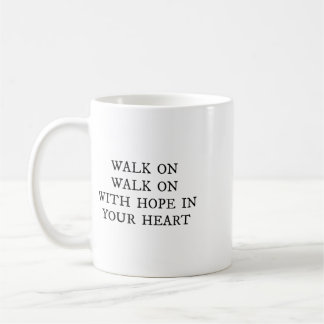 Mug Marcher avec l'espoir dans votre cœur Liverpool ch