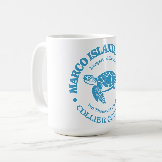 Mug Marco Island (tortue de mer) (Devant gauche)