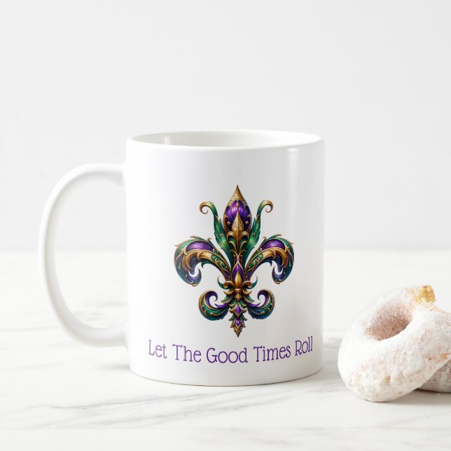 Mug Mardi Gras  (Avec donut)