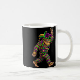 Mug Mardi Gras Bigfoot Sasquatch Carnaval La Nouvelle-