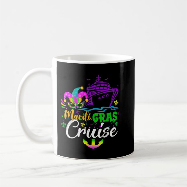 Mug Mardi Gras Cruise 2022 Carnival Correspondant La N (Gauche)