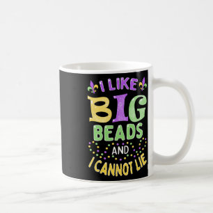 Mug Mardi Gras J'Aime Les Grandes Perles Et Je Ne Peux