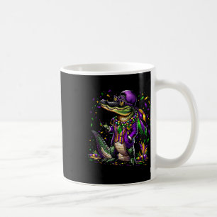 Mug Mardigator Mardi Gras Alligator Costume Hommes Fem