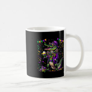Mug Mardigator Mardi Gras Alligator Costume Hommes Fem