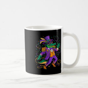 Mug Mardigator Mardi Gras Danser Costume d'alligator M