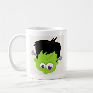 Mug Mare Green Frankenstein Monster face Halloween