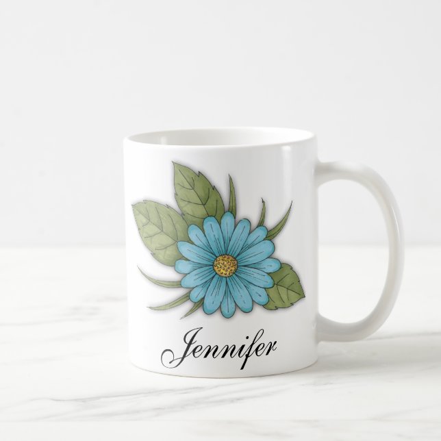 Mug Marguerite bleue (Droite)