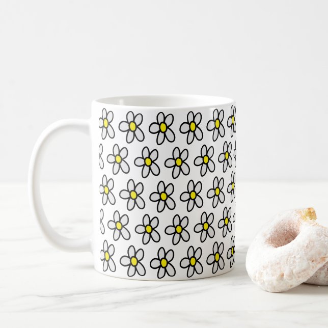 Mug Marguerites (Avec donut)