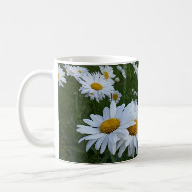 Mug marguerites blanches (Gauche)