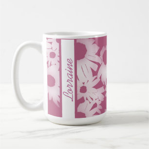 Mug Marguerites Raspberry Color Me