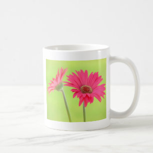 Mug Marguerites roses personnalisables de Gerber sur