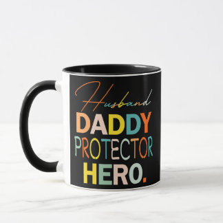 Mug Mari Daddy Protecteur Héros Drôle Fête des pères