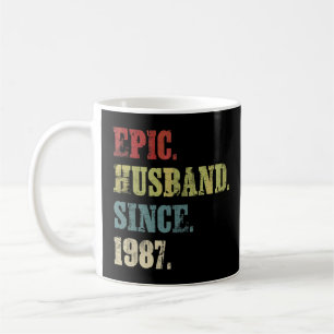 Mug Mari épopé depuis 1987 35e anniversaire de Mariage