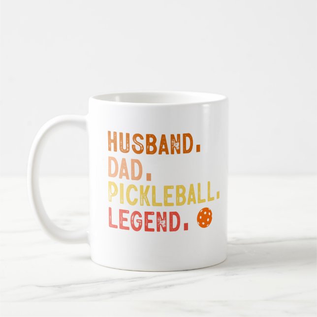 Mug Mari Papa Pickelball Legent Cadeau (Gauche)