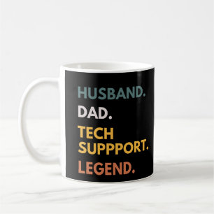 Mug Mari Papa Tech Support Légende Funny Daddy