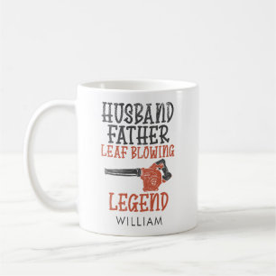 Mug Mari Père Feuilles Fleurs Légende Gardener Papa