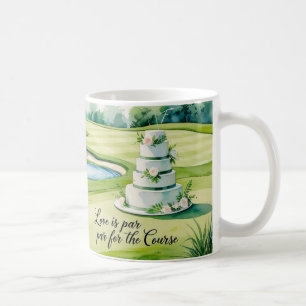 Mug Mariage de golf sur le parcours