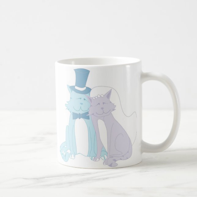 Mug Mariage de thème Cat (Droite)