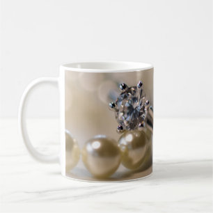 Mug Mariage Diamond Ring et Pearl